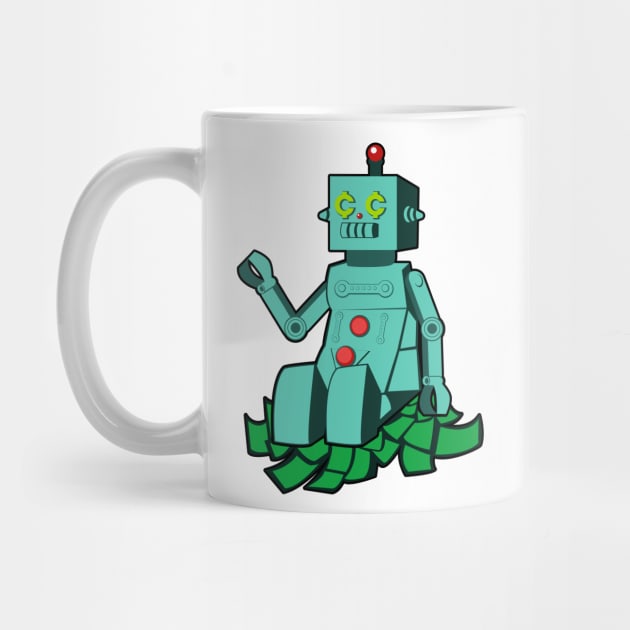 Robot on cash by Cheap_Ass_Gamer